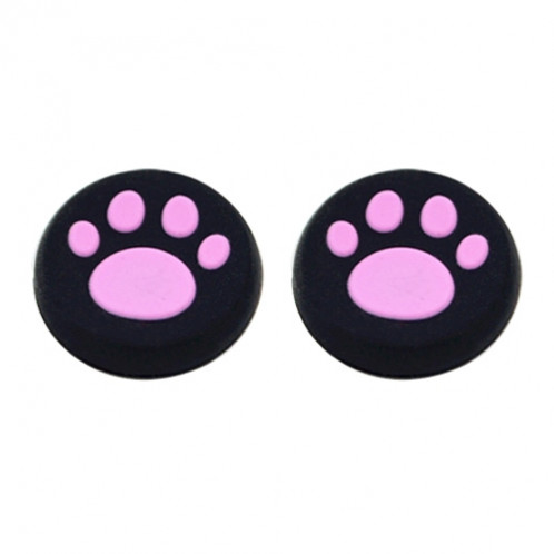 Housse de protection en silicone pour patte de chat mignon 4 pièces pour manette de jeu PS4 / PS3 / PS2 / XBOX360 / XBOXONE / WIIU (rose) SH062F968-04