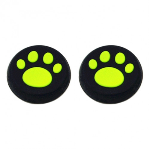 4 PCS Housse de protection en silicone pour patte de chat mignon pour manette de jeu PS4 / PS3 / PS2 / XBOX360 / XBOXONE / WIIU (vert) SH062G841-04