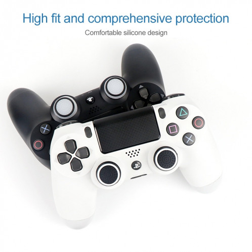 20 PCS Housse de protection en silicone lumineux pour manette de jeu PS4 / PS3 / PS2 / XBOX360 / XBOXONE / WIIU (noir) SH063B0-07