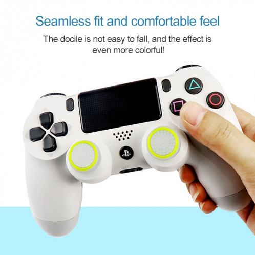 20 PCS Housse de protection en silicone lumineuse pour manette de jeu PS4 / PS3 / PS2 / XBOX360 / XBOXONE / WIIU (vert) SH063G1134-07