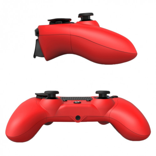 Manette de jeu Bluetooth sans fil P912 pour PS4 / PC (rouge) SH187R24-013