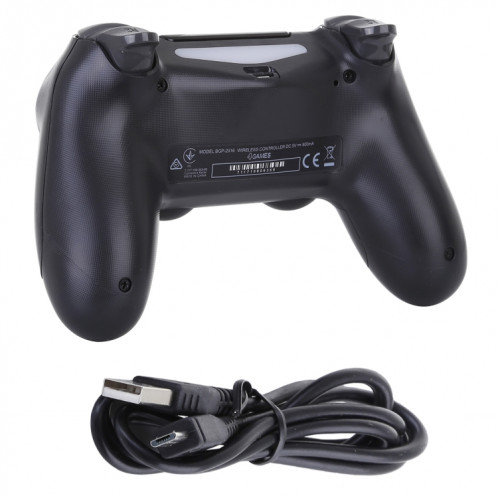 Contrôleur de jeu sans fil Bluetooth Snowflake Button pour Sony PS4 (noir) SH914B183-04