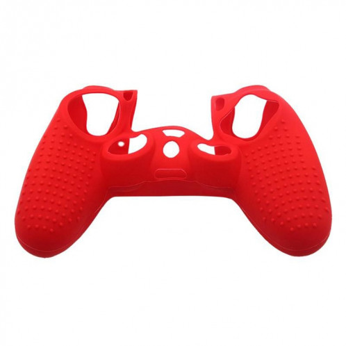 Housse de protection en silicone antidérapante pour Sony PS4 (rouge) SH521R1830-08