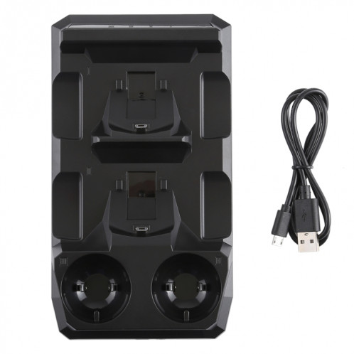 Chargeur 4 en 1 Chargeur USB Station de charge avec indicateur LED pour contrôleur Playstation PS4 et contrôleur PS Move SH52331257-06