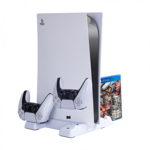 Dobe TP5-0593 Stand multifonctions avec stockage de disque de jeu pour PS5 SD6674411-05