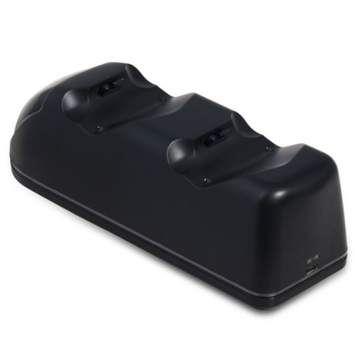 DOBE TP4-1781 Contrôleur sans fil Double Dock de chargement LED Chargeur de poignée de chargeur pour PS4 / Slim / Pro (Noir) SD004B458-08