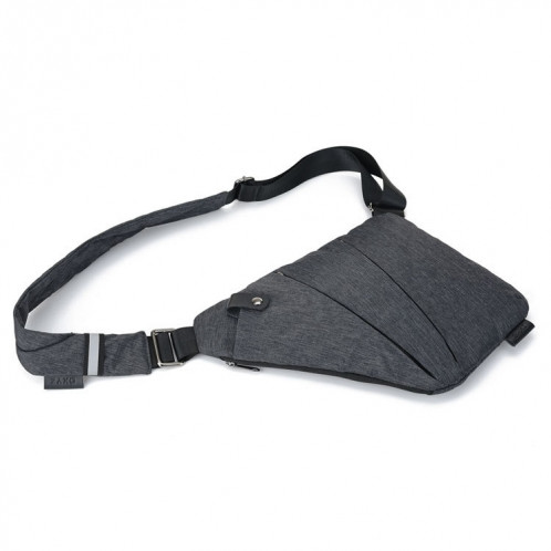 Multi-Function Portable Anti-Theft Polyester Business Chest Bag Outdoor Sports Shoulder Bag for Men (Grey) SH193H1557-010