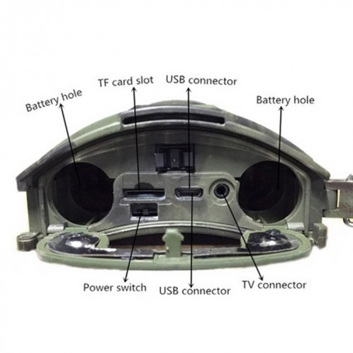 HT-001 1MP IP54 caméra de piste de chasse de sécurité à Vision nocturne IR étanche, programme Novatek96220, grand angle de 120 degrés, angle de détection PIR de 100 degrés SH13641930-06