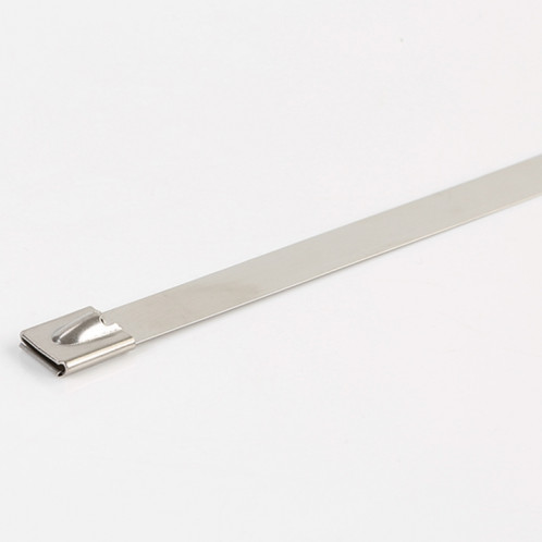 100 pièces 4.6x150mm attaches de câble en métal en acier inoxydable cravate Zip Wrap sangles de chaleur d'échappement tuyau d'induction SH16051369-06