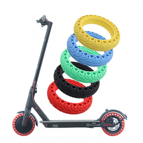 8,5 pouces Scooter électrique résistant à l'usure pneu à motif décoratif absorbant les chocs pneu solide en nid d'abeille, adapté pour Xiaomi Mijia M365 (noir) SH669B142-05