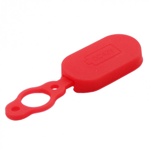 4 PCS Port de charge en silicone Housse étanche Prise anti-poussière Accessoires de scooter électrique pour Xiaomi Mijia M365 (Rouge) SH671R911-04