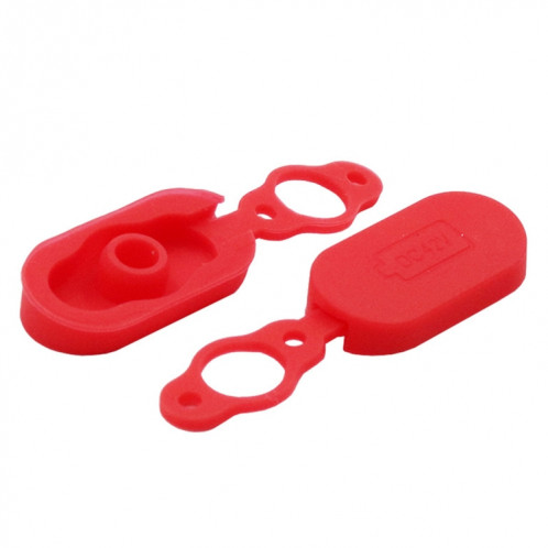 4 PCS Port de charge en silicone Housse étanche Prise anti-poussière Accessoires de scooter électrique pour Xiaomi Mijia M365 (Rouge) SH671R911-04