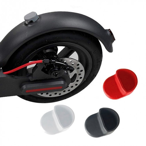 Accessoires de scooter électrique Crochet de garde-boue arrière Housse en silicone pour Xiaomi Mijia M365 (Noir) SH674B1046-04