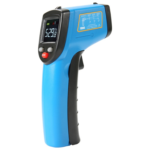Thermomètre infrarouge à point laser numérique portable GM533A, plage de température:-50-530 degrés Celsius SH17211240-08