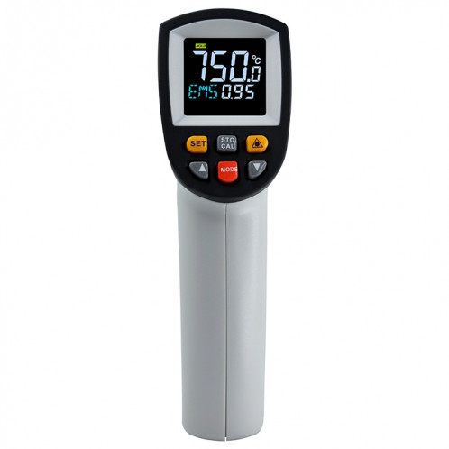Thermomètre infrarouge à point laser numérique portable GT750, plage de température :-50 à 750 degrés Celsius SH17231158-07