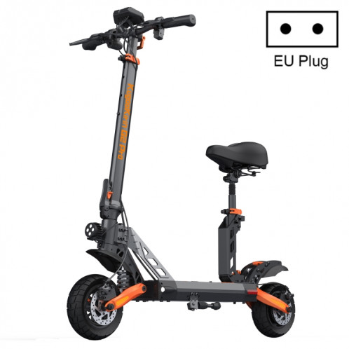  Kukirin G2 Pro 600W Trottinette tout-terrain électrique pliante à trois vitesses avec pneus de 9 pouces et écran LCD (Noir) SK2BEU84-07