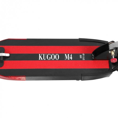  KUGOO KIRIN M4 500W Scooter électrique tout-terrain pliable réglable à trois vitesses avec pneus de 10 pouces et écran LED à vitesse maximale 45 km / h (noir) SK4BEU664-014