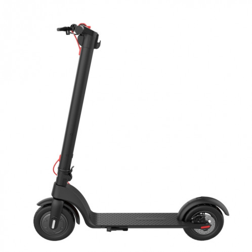  Scooter tout-terrain pliable étanche extérieur X7 avec pneus à vide de 8,5 pouces et écran LCD et lumières LED et batterie au lithium 6,4AH, charge: 20-100 kg (noir) SH8BEU1596-020