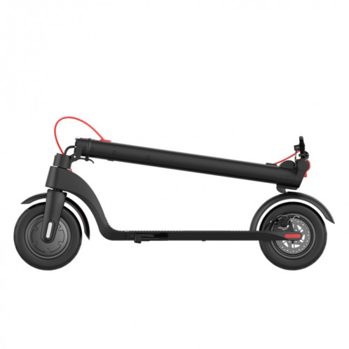  Scooter tout-terrain pliable étanche extérieur X7 avec pneus à vide de 8,5 pouces et écran LCD et lumières LED et batterie au lithium 6,4AH, charge: 20-100 kg (noir) SH8BEU1596-020