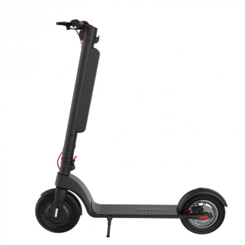  Scooter électrique pliable étanche extérieur X8 avec pneus à vide de 10 pouces et écran LCD et lumières LED et batterie au lithium 10AH, charge: 20-100 kg (noir) SH1BEU421-020