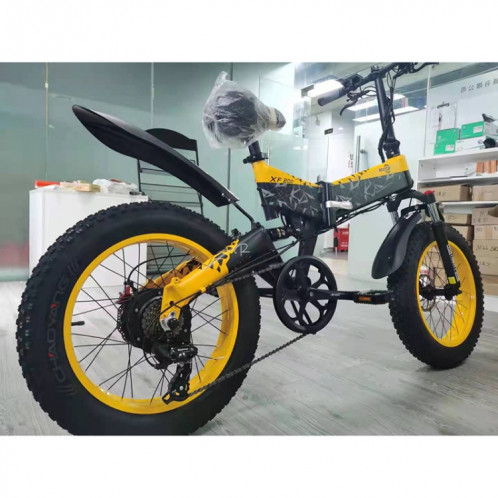  Bézior XF200 48V15AH 1000W Bicycle électrique pliant avec des pneus de 20 pouces, prise EU (gris noir) SB2HEU1217-08