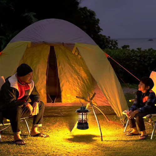 AOTU YT1030 Lampe à main d'urgence pour camping rétro extérieur (noir) SA185B1119-08