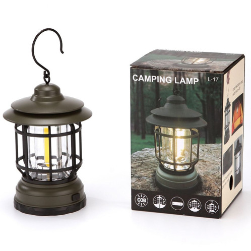 AOTU YT1030 Lampe à main d'urgence pour camping rétro extérieur (noir) SA185B1119-08