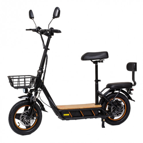  KuKirin C1 Pro 500W 48V 26Ah Scooter tout-terrain électrique avec pneus 14 pouces et siège arrière, SK7BEU1750-010