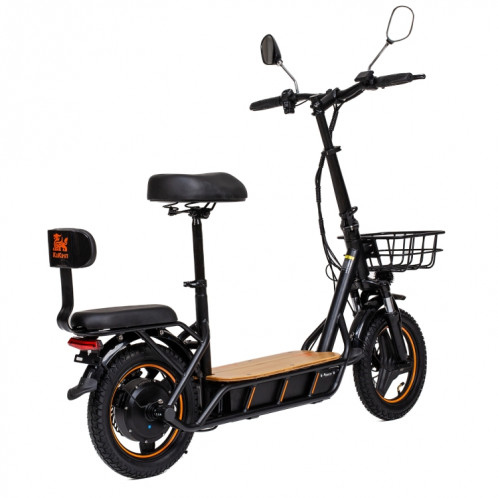  KuKirin C1 Pro 500W 48V 26Ah Scooter tout-terrain électrique avec pneus 14 pouces et siège arrière, SK7BEU1750-010