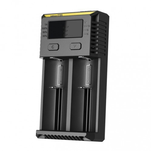 NOUVEAU Chargeur Digi Smart i2 Intelligent Nitecore avec indicateur DEL pour piles 14500, 16340 (RCR123), 18650, 22650, 26650, Ni-MH et Ni-Cd (AA, AAA) SH4073106-08