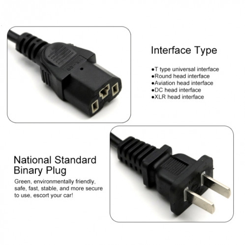 LVWEI LV72-3 AC 110-220V DC Header (2.5x2.5mm) Chargeur de batterie au lithium électromobile intelligent, prise CN SH522D186-08