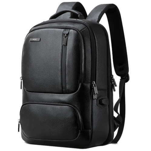 Bopai 851-023911 Sac à dos pour homme anti-vol respirant en cuir de haute qualité, taille: 28x18x42cm (noir) SB583B1347-015