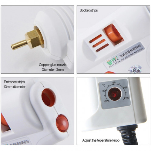 BEST-BF 100W Pistolet à colle thermofusible à température réglable SB71151686-011
