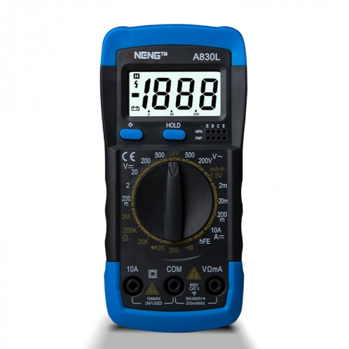 Instrument électrique domestique de multimètre portable ANENG A830L (bleu gris) SA759E799-08