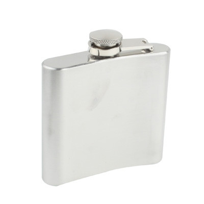 Flacon de hanche en acier inoxydable de 7oz (argent) SH131S639-04