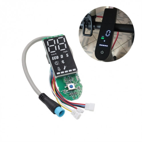 Pour le panneau de commutation de carte de circuit imprimé Bluetooth d'instrument de scooter électrique Xiaomi M365 SH91856-06