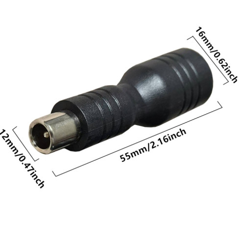 Adaptateur DC 5,5 mm x 2,1 mm femelle vers DC 8,0 mm x 1,6 mm mâle pour adaptateur d'alimentation de scooter de vélo électrique Xiaomi (noir) SH950B169-05