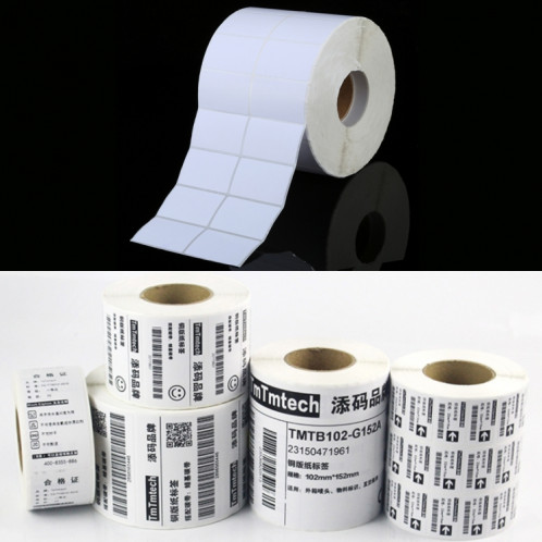 Autocollant papier pour imprimante d'étiquettes, taille: 30 x 50 mm （5000pcs étiquettes pcs SH0004538-06