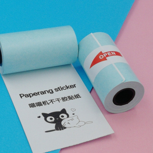 10 pièces autocollant de papier d'imprimante d'étiquettes thermiques adhésives pour PAPERANG P1 / P2 / A6, taille: 57 x 30 mm (blanc) SH0055568-07