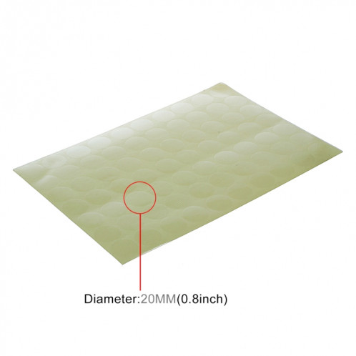 Autocollant de cachetage auto-adhésif transparent de forme ronde de 10000 PCS, diamètre: 20mm SH10391176-04