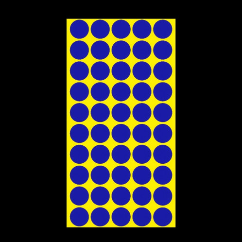 Étiquette de marque d'autocollant de marque colorée auto-adhésive de forme ronde 1000 PCS (bleu saphir) SH58SB1593-05