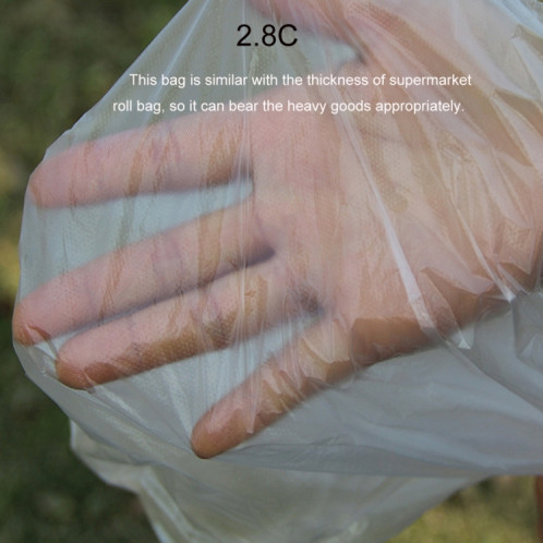 100 PCS 2.8C Sac d'emballage en plastique PE résistant à l'humidité et à la poussière, taille: 80 cm x 80 cm SH35531915-09