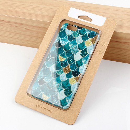 Boîte d'emballage en papier kraft pour téléphone portable de haute qualité de 50 pièces pour iPhone (4,7 pouces) Taille disponible: 148 mm x 78 mm x 7 mm (or) SH303J1286-06