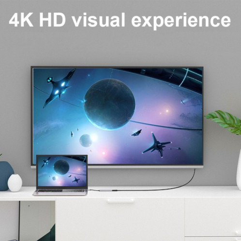 5 en 1 USB-C / TYPE-C à 4K HDMI + SD / TF Card Slot + USB 2.0 + USB 3.0 Hub de station d'accueil multifonctionnelle SH0000863-07