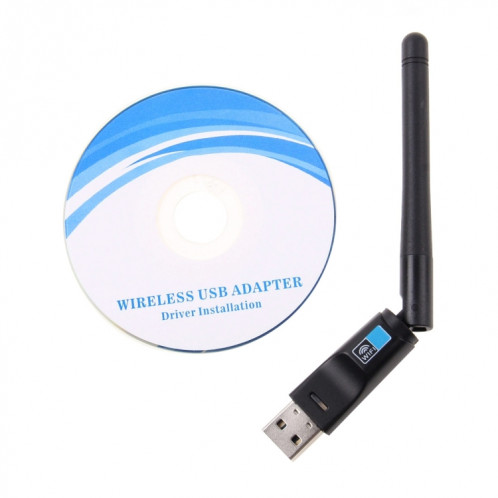 2 en 1 Bluetooth 4.0 + 150 Mbps 2.4GHz USB sans fil WiFi adaptateur avec antenne externe 2D1 S200541366-08