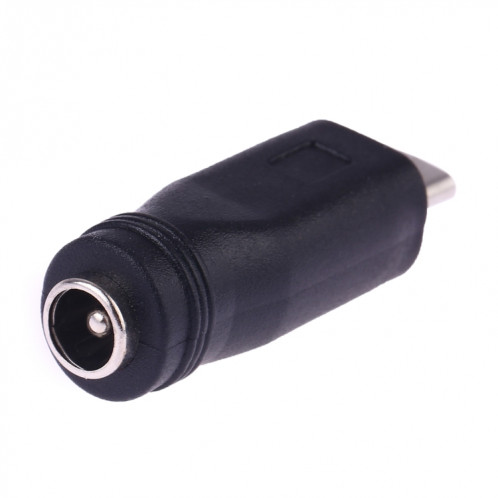 Convertisseur d'alimentation DC 5.5 x 2.1mm femelle vers micro USB mâle (noir) SH095B557-06