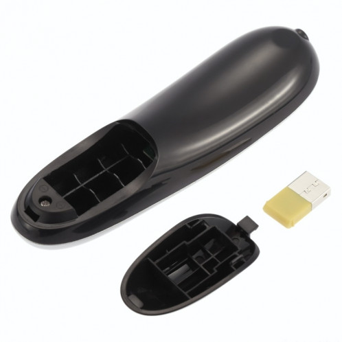 PR-07 2.4G Multifonctions 6 axes Gyro PC Wireless Presenter Télécommande PPT Presentation Air Mouse, Supporte Windows XP / Vista / Win7 / Win8 / Android 4.0 et versions antérieures, Distance effective: 15m (Gris) SH096H1030-07