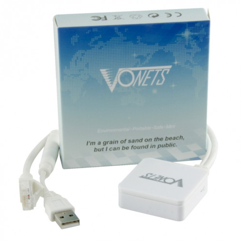 VONETS VAR11N-300 Mini répéteur WiFi 300Mbps & routeur et pont, support 802.11N (blanc) SV136W481-09