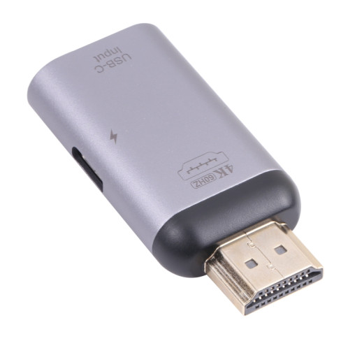 2 en 1 4K 60Hz HDMI Homme à charge USB-C / Type-C + Adaptateur femelle USB-C / Type-C SH01681987-09