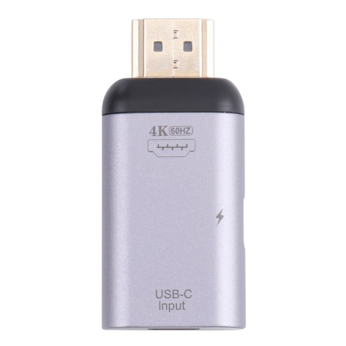 2 en 1 4K 60Hz HDMI Homme à charge USB-C / Type-C + Adaptateur femelle USB-C / Type-C SH01681987-09